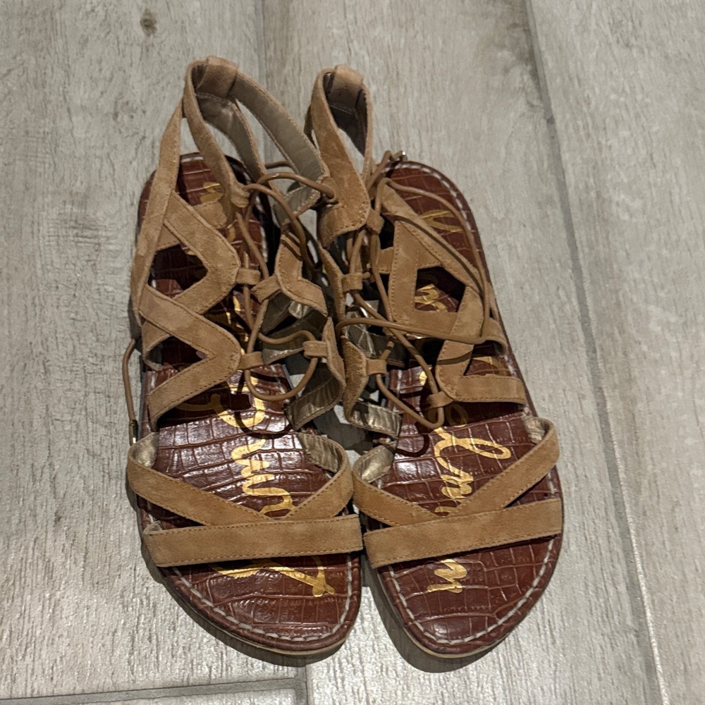 Sam Edelman Women's Tan Gladiator Sandals